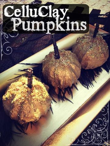 Celluclay pumpkins